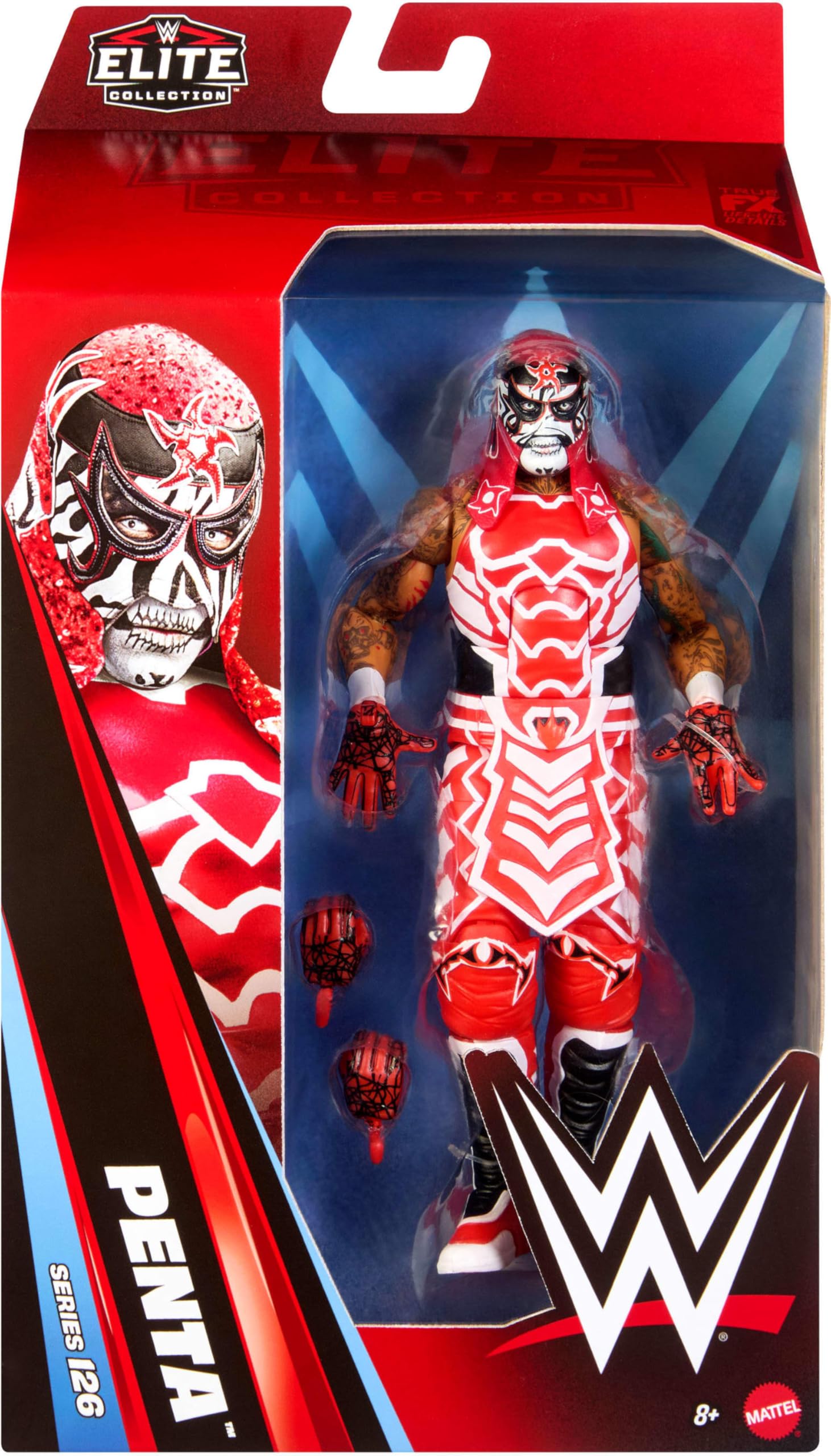 Amazon.com: Mattel WWE Elite Penta Action Figure & Accessories